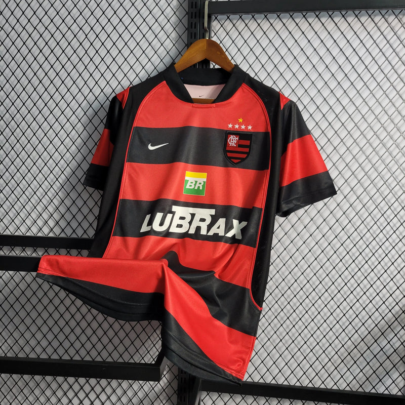 Camisa Flamengo Retrô Home 2003/04 - Torcedor Masculina LUBRAX - Camisa de Time Oficial - Buyit