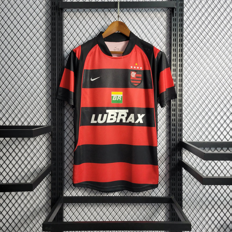 Camisa Flamengo Retrô Home 2003/04 - Torcedor Masculina LUBRAX - Camisa de Time Oficial - Buyit