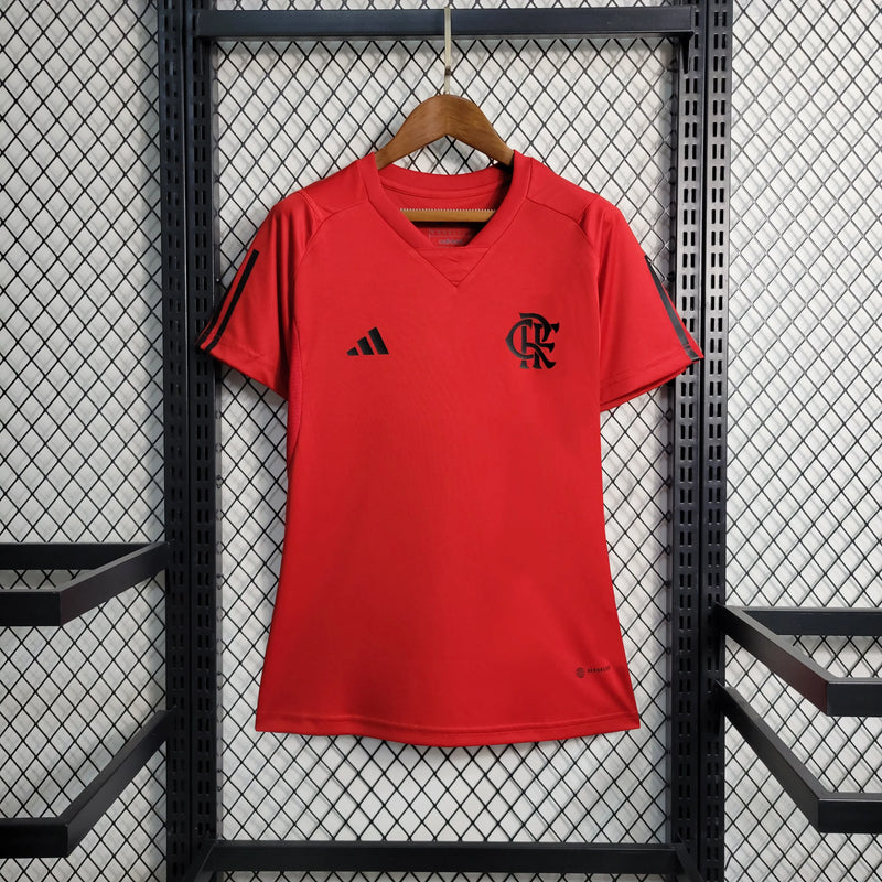 Camisa Flamengo Treino 23/24 - Torcedor Feminina Vermelha - Camisa de Time Oficial - Buyit