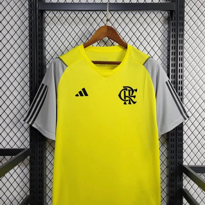 Camisa Flamengo Treino 24/25 - Torcedor Masculina Amarela - Camisa de Time Oficial - Buyit