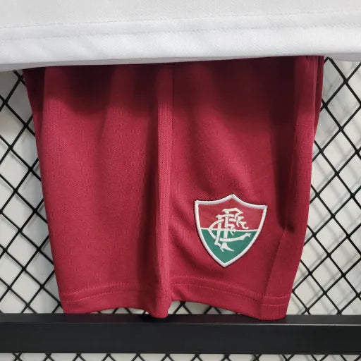 Camisa Fluminense Away 23/24 - Torcedor Infantil Branca - Camisa de Time Oficial - Buyit