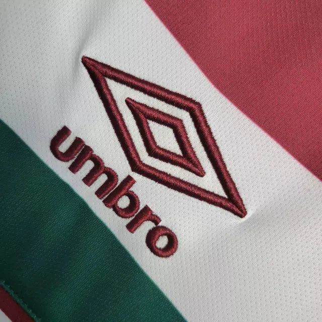 Camisa Fluminense Away 23/24 - Torcedor Masculina Branca + Patches Libertadores - Camisa de Time Oficial - Buyit