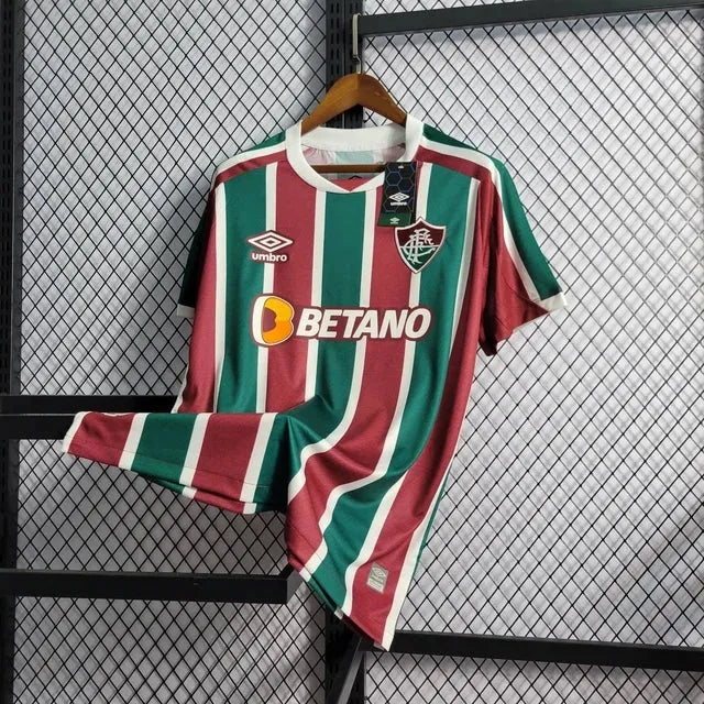 Camisa Fluminense Home 22/23 - Torcedor Masculina - Camisa de Time Oficial - Buyit