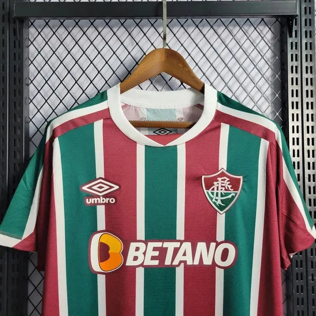 Camisa Fluminense Home 22/23 - Torcedor Masculina - Camisa de Time Oficial - Buyit