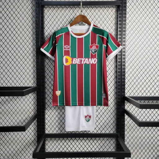 Camisa Fluminense Home 23/24 - Torcedor Infantil - Camisa de Time Oficial - Buyit