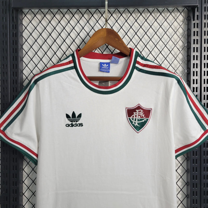 Camisa Fluminense Retrô 14/15 - Torcedor Masculina Branca - Camisa de Time Oficial - Buyit