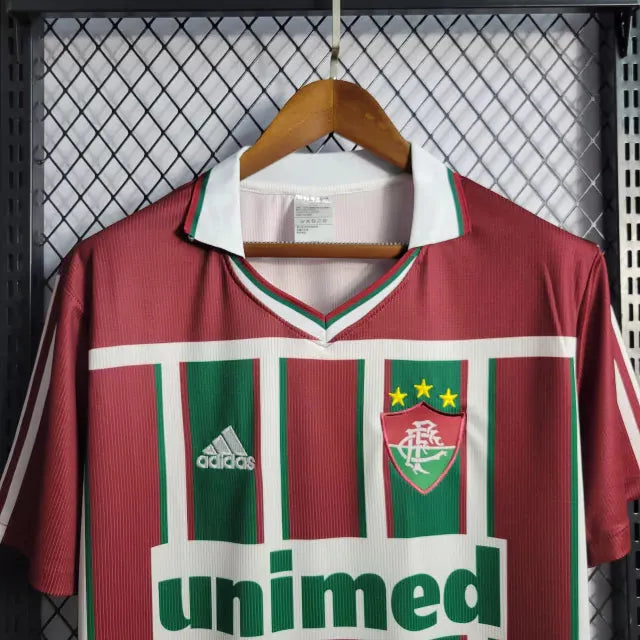 Camisa Fluminense Retrô Home 02/03 - Torcedor Masculina - Camisa de Time Oficial - Buyit