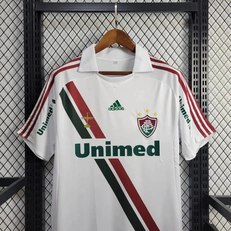 Camisa Fluminense Retrô Away 2010 - Torcedor Masculina Branca - Camisa de Time Oficial - Buyit