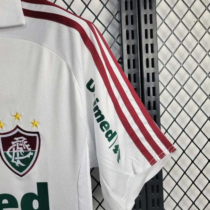 Camisa Fluminense Retrô Away 2010 - Torcedor Masculina Branca - Camisa de Time Oficial - Buyit