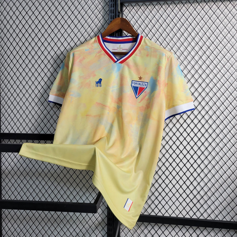 Camisa Fortaleza Edição Especial 23/24 - Torcedor Masculina Amarela - Camisa de Time Oficial - Buyit