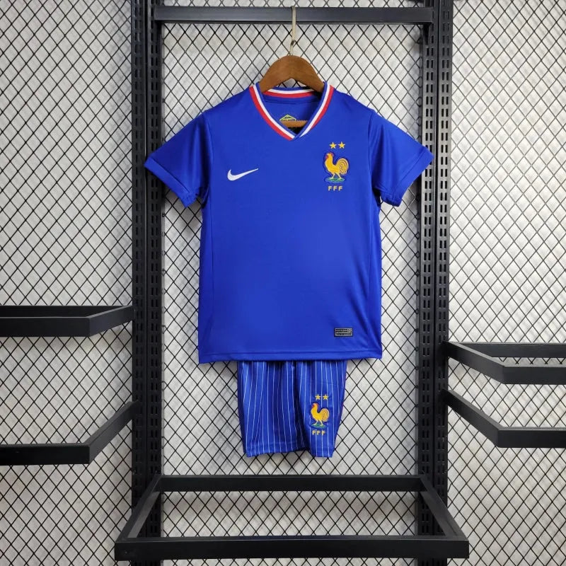 Camisa França Home 24/25 - Torcedor Infantil Azul - Camisa de Time Oficial - Buyit