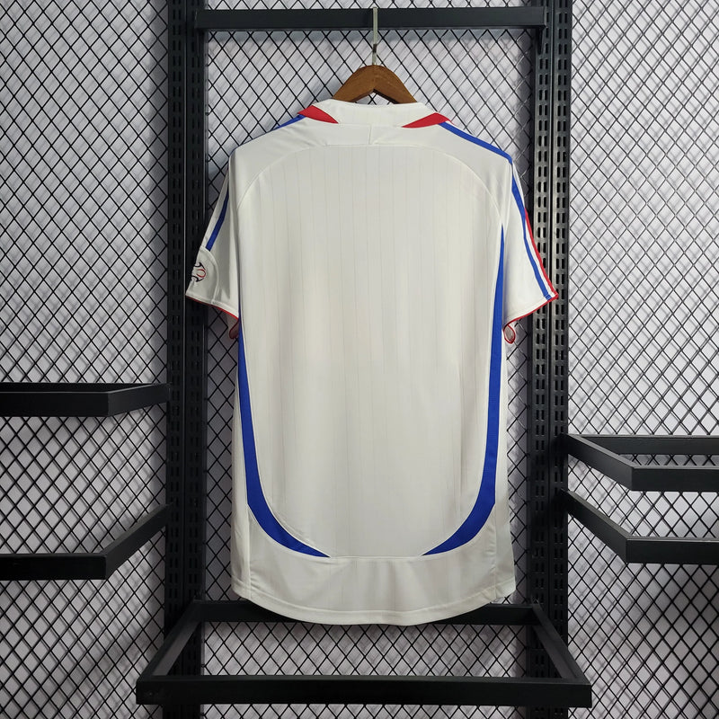 Camisa França Retrô 2006 - Torcedor Masculina Branca - Camisa de Time Oficial - Buyit