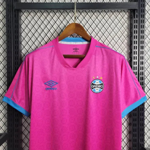 Camisa Grêmio 23/24 - Torcedor Masculina Rosa - Camisa de Time Oficial - Buyit