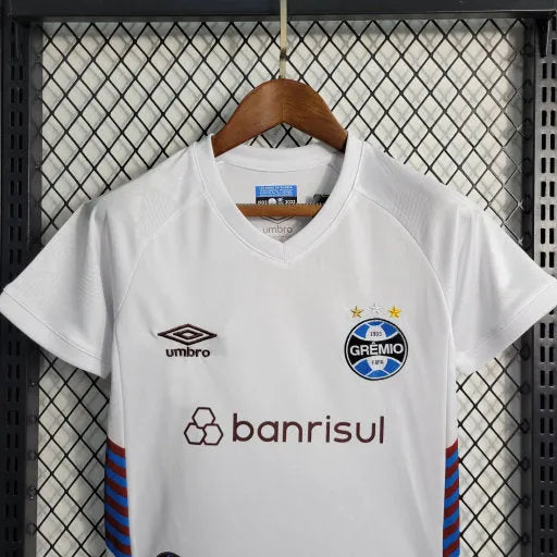 Camisa Grêmio Away 23/24 - Torcedor Infantil Branca - Camisa de Time Oficial - Buyit