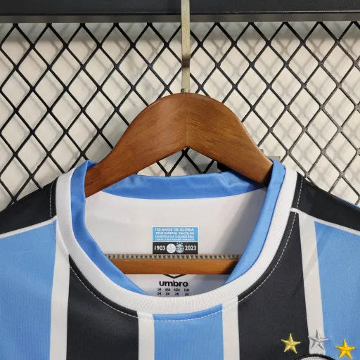 Camisa Grêmio Home 23/24 - Torcedor Infantil Azul - Camisa de Time Oficial - Buyit