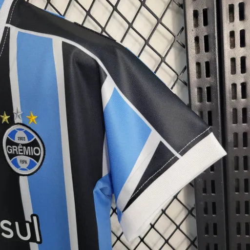 Camisa Grêmio Home 23/24 - Torcedor Infantil Azul - Camisa de Time Oficial - Buyit