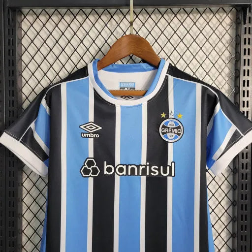 Camisa Grêmio Home 23/24 - Torcedor Infantil Azul - Camisa de Time Oficial - Buyit