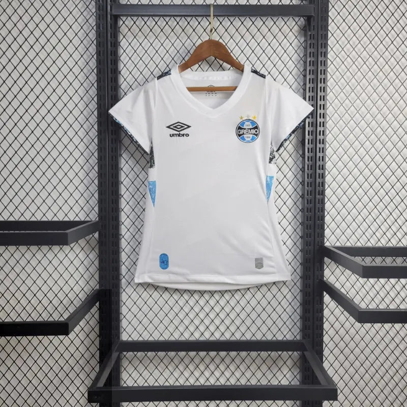 Camisa Grêmio Home 24/25 - Torcedor Feminina Branca - Camisa de Time Oficial - Buyit