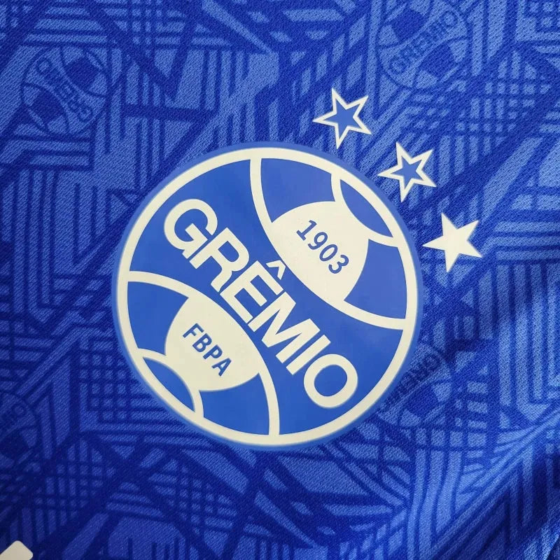 Camisa Grêmio Treino 24/25 - Torcedor Masculina Azul Escuro - Camisa de Time Oficial - Buyit