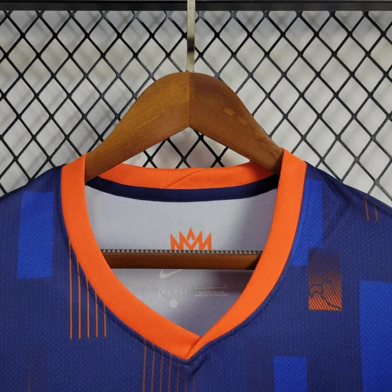 Camisa Holanda Away 24/25 - Torcedor Masculina Azul - Camisa de Time Oficial - Buyit