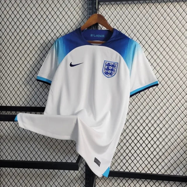 Camisa Inglaterra Home 22/23 - Torcedor Masculina Branca - Camisa de Time Oficial - Buyit