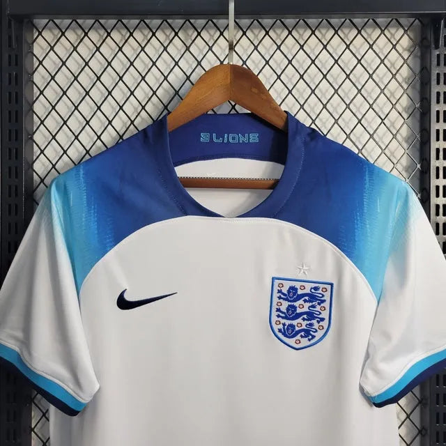 Camisa Inglaterra Home 22/23 - Torcedor Masculina Branca - Camisa de Time Oficial - Buyit