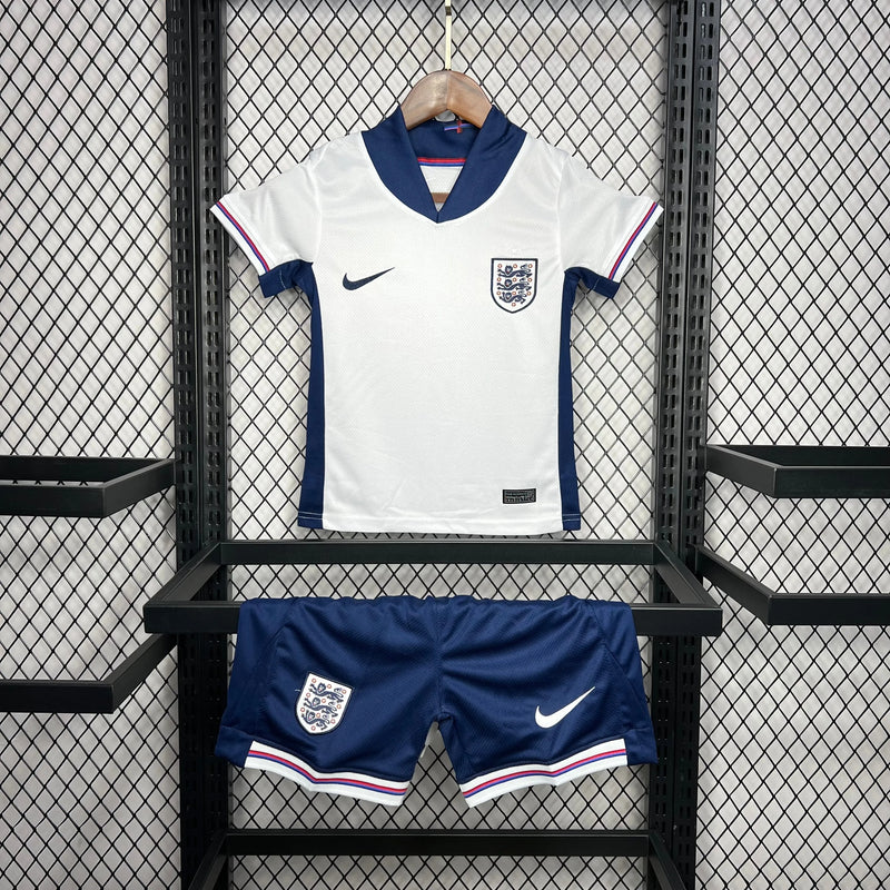 Camisa Inglaterra Home 24/25 - Torcedor Infantil Branca - Camisa de Time Oficial - Buyit