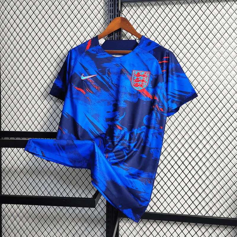 Camisa Inglaterra Treino 22/23 - Torcedor Masculina Azul - Camisa de Time Oficial - Buyit