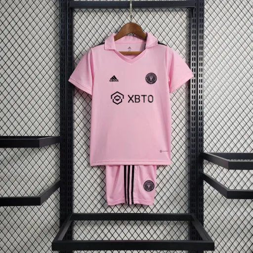 Camisa Inter Miami Home 23/24 - Torcedor Infantil Rosa - Camisa de Time Oficial - Buyit