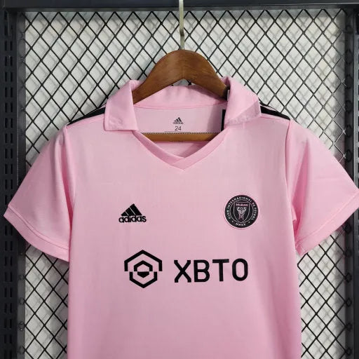 Camisa Inter Miami Home 23/24 - Torcedor Infantil Rosa - Camisa de Time Oficial - Buyit