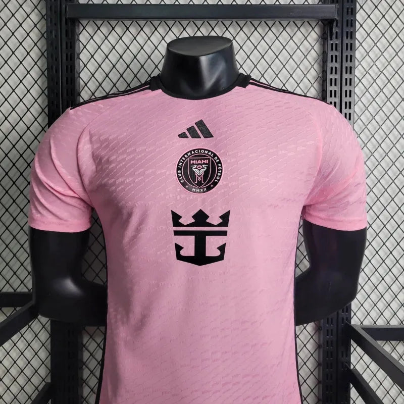 Camisa Inter Miami Home 24/25 - Jogador Masculina Rosa - Camisa de Time Oficial - Buyit