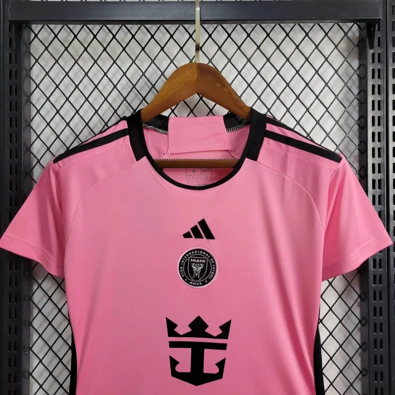 Camisa Inter Miami Home 24/25 - Torcedor Feminina Rosa - Camisa de Time Oficial - Buyit