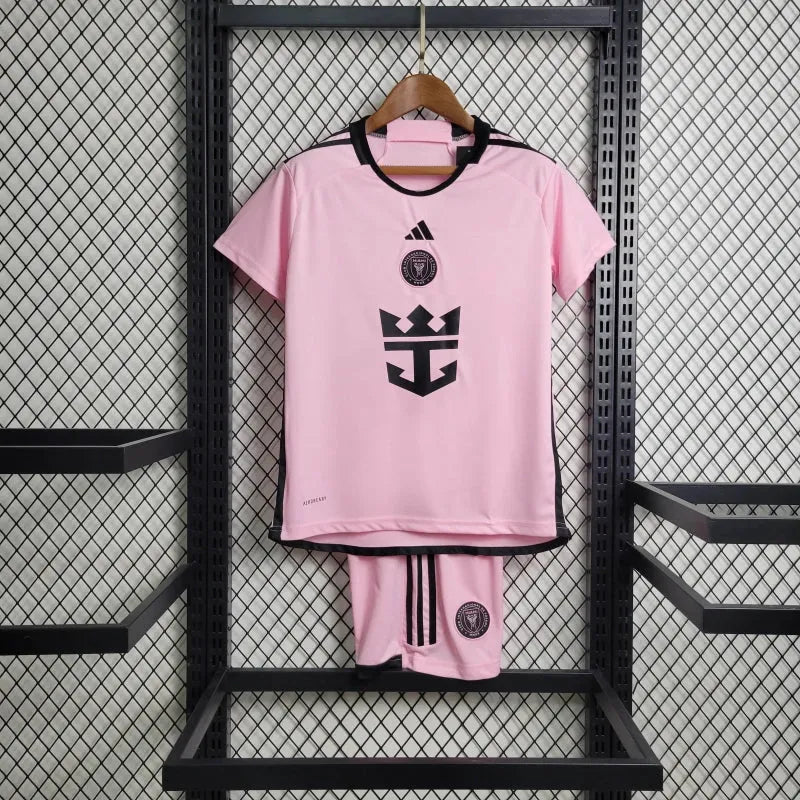 Camisa Inter Miami Home 24/25 - Torcedor Infantil Rosa - Camisa de Time Oficial - Buyit