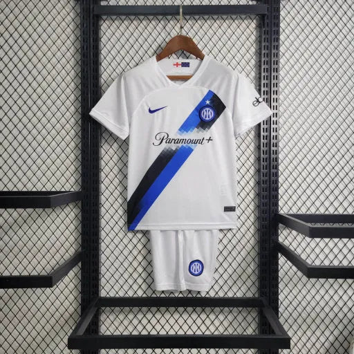 Camisa Inter de Milão Away 23/24 - Torcedor Infantil Branca - Camisa de Time Oficial - Buyit