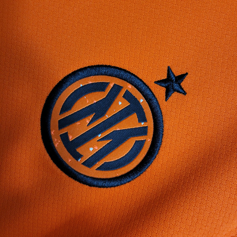 Camisa Inter de Milão Away II 23/24 - Torcedor Masculina Laranja - Camisa de Time Oficial - Buyit