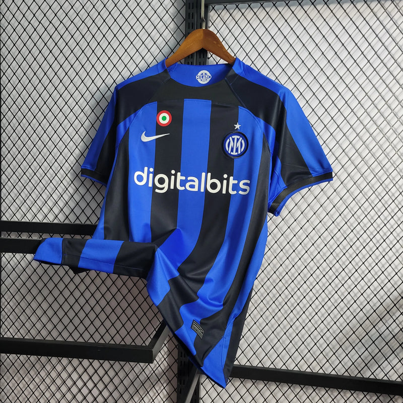 Camisa Inter de Milão Home 22/23 - Torcedor Masculina - Camisa de Time Oficial - Buyit