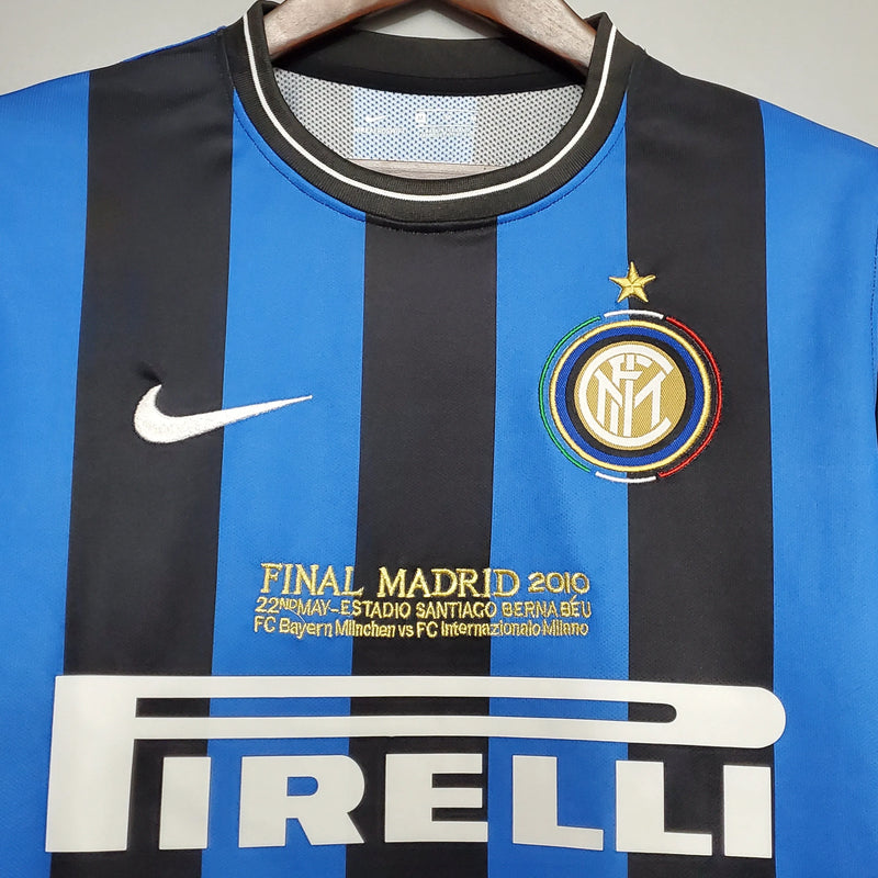 Camisa Inter de Milão Retrô Home 2010 - Torcedor Masculina - Camisa de Time Oficial - Buyit