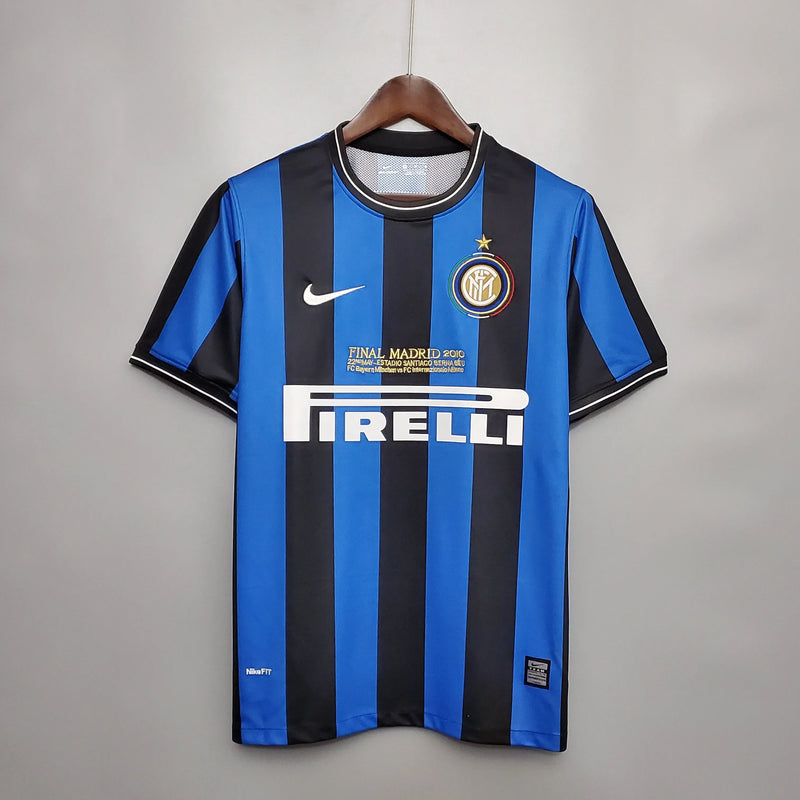 Camisa Inter de Milão Retrô Home 2010 - Torcedor Masculina - Camisa de Time Oficial - Buyit