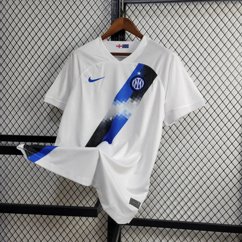 Camisa Inter de Milão Away 23/24 - Torcedor Masculina Branca + Patrocínio Tartarugas Ninja - Camisa de Time Oficial - Buyit