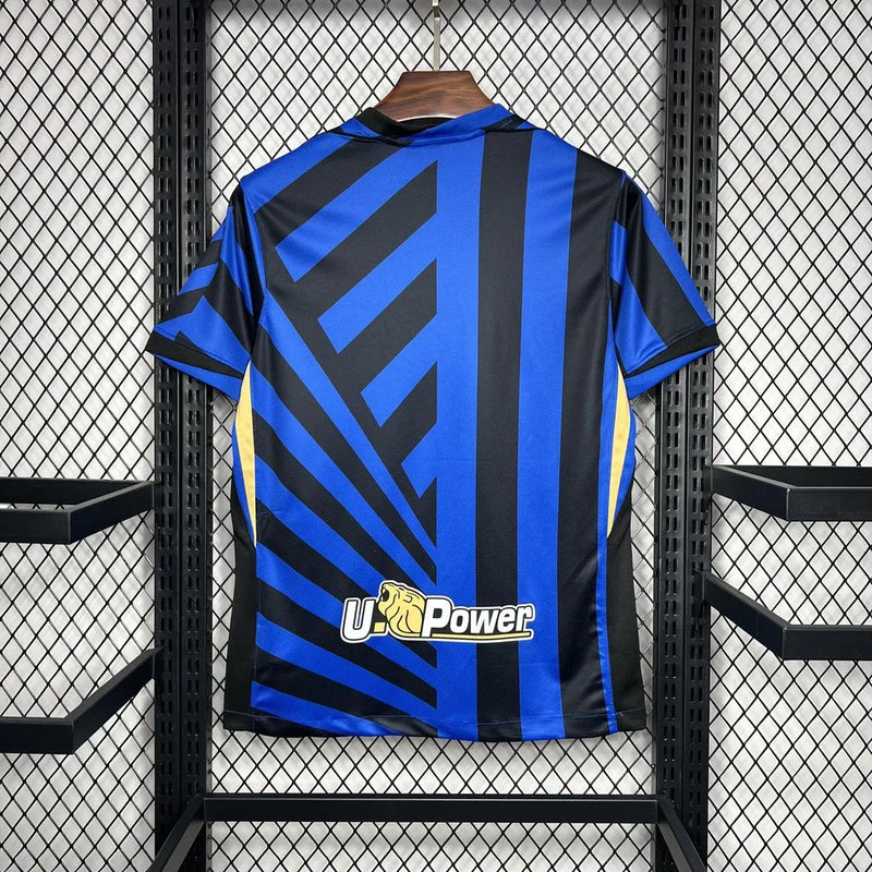 Camisa Inter de Milão Home 24/25 - Torcedor Masculina Preta e Azul - Camisa de Time Oficial - Buyit