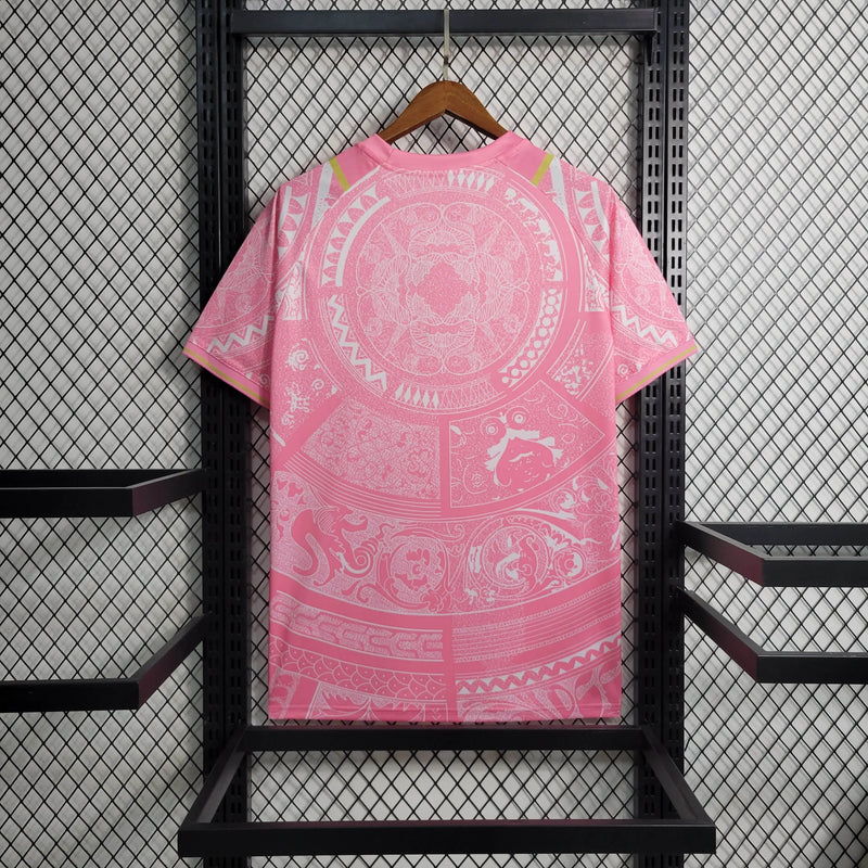 Camisa Itália Edição Especial 23/24 - Torcedor Masculina Rosa - Camisa de Time Oficial - Buyit