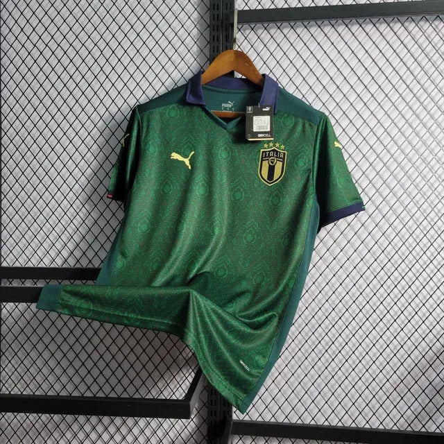 Camisa Itália Third Away 20/21 - Torcedor Masculina Verde - Camisa de Time Oficial - Buyit