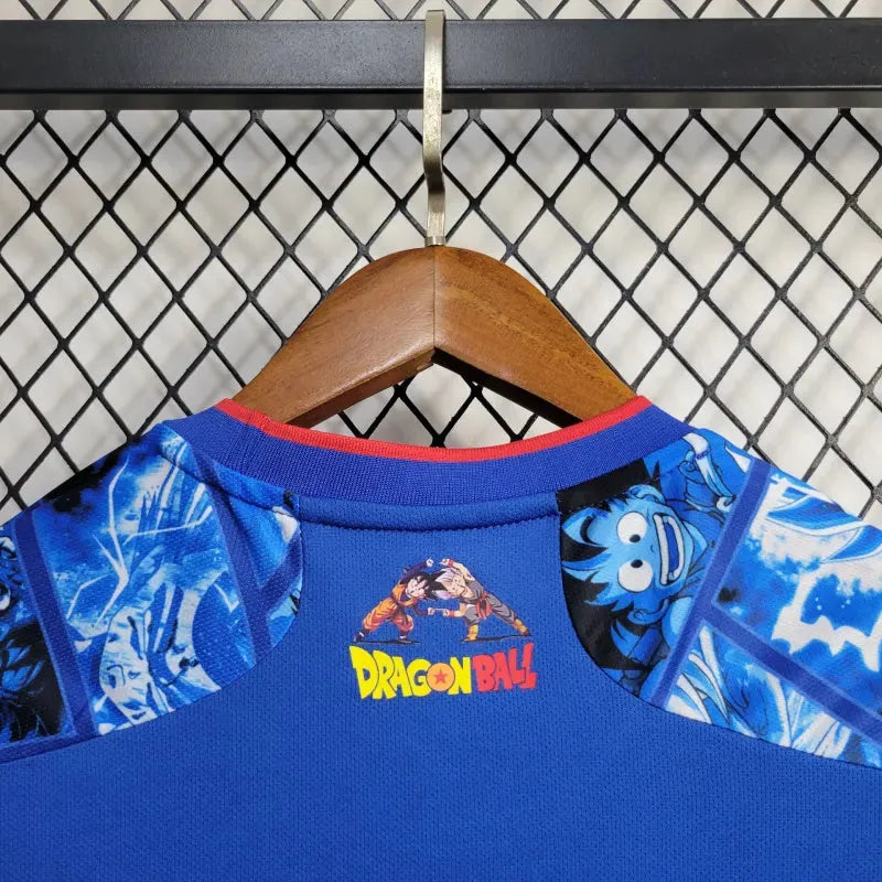 Camisa Japão Edição Especial Dragon Ball 24/25 - Torcedor Masculina Azul - Camisa de Time Oficial - Buyit