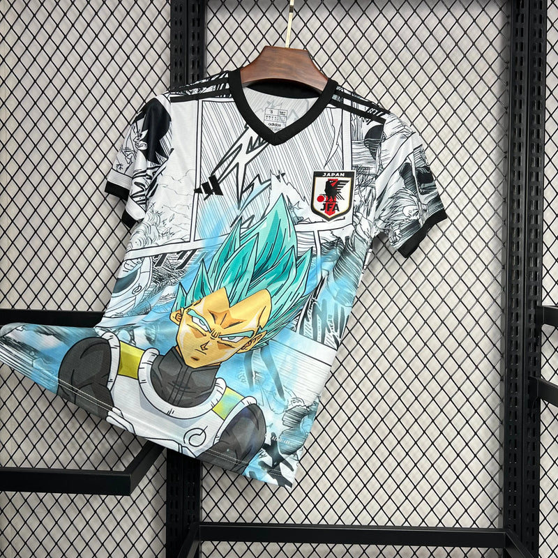 Camisa Japão Edição Especial Saiyajin 24/25 - Torcedor Masculina Branca - Camisa de Time Oficial - Buyit