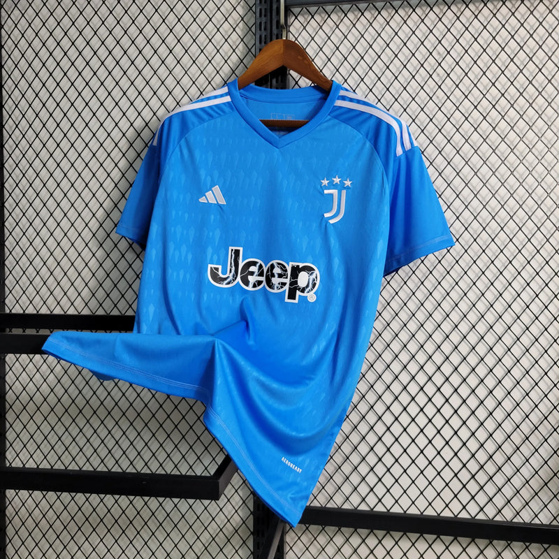 Camisa Juventus Goleiro 23/24 - Torcedor Masculina Azul - Camisa de Time Oficial - Buyit