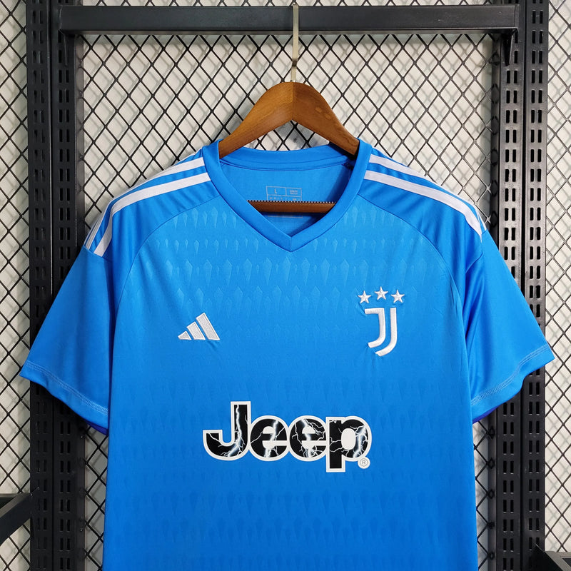 Camisa Juventus Goleiro 23/24 - Torcedor Masculina Azul - Camisa de Time Oficial - Buyit