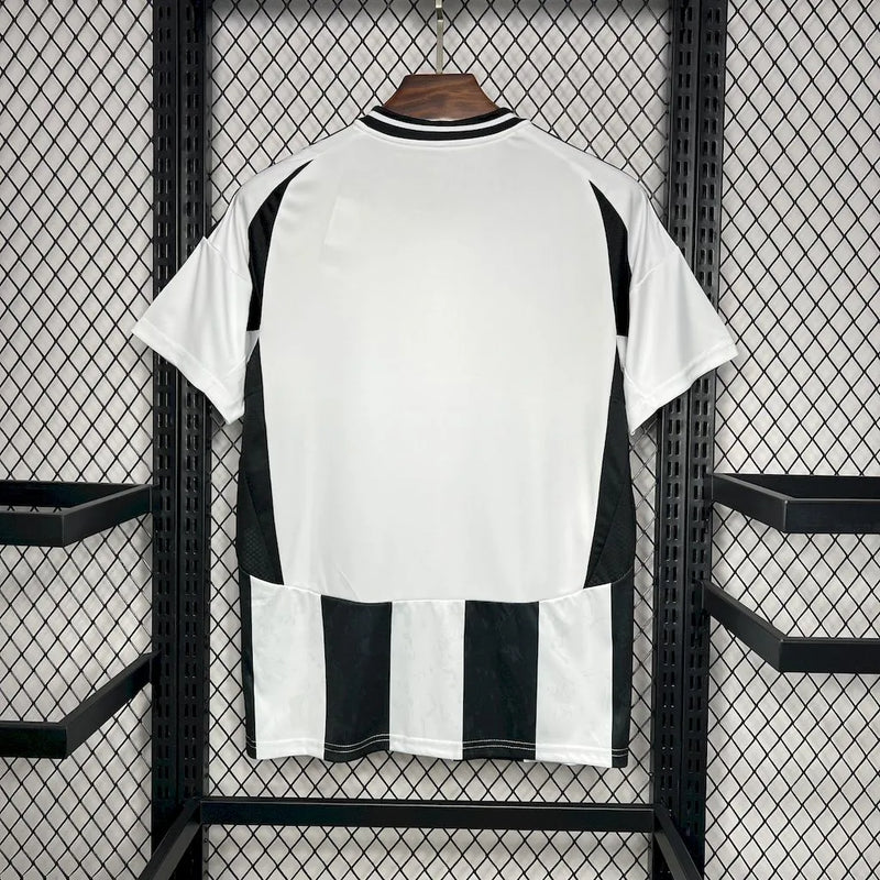 Camisa Juventus Home 24/25 - Torcedor Masculina Preta e Branca - Camisa de Time Oficial - Buyit