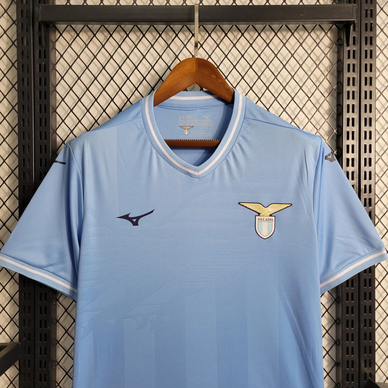 Camisa Lazio Home 23/24 - Torcedor Masculina Azul - Camisa de Time Oficial - Buyit