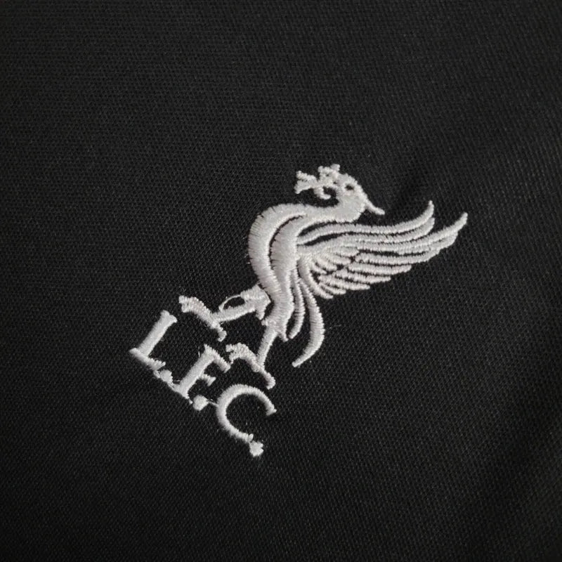 Camisa Liverpool Away 24/25 - Torcedor Infantil Preta - Camisa de Time Oficial - Buyit