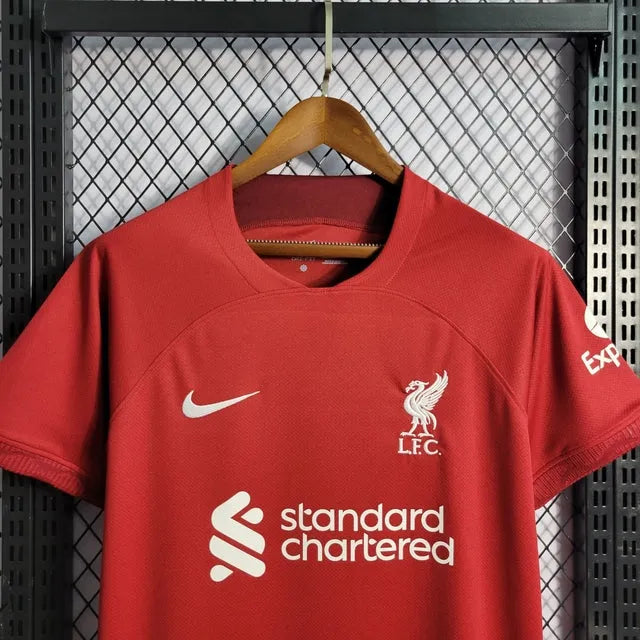 Camisa Liverpool I 22/23 - Torcedor Masculina Vermelha - Camisa de Time Oficial - Buyit